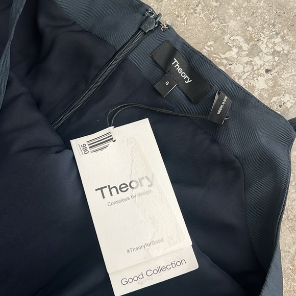 Theory Square Neck Sleeveless Jumpsuit, Navy Size 6 New w/Tag Retail $395 - Picture 9 of 11